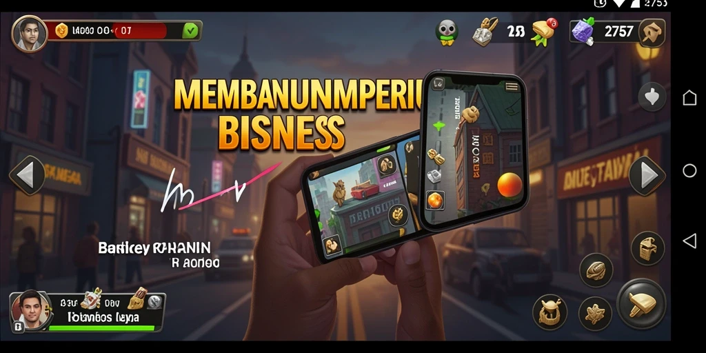 Screenshot gameplay 2757 menampilkan aksi manajemen bisnis yang seru.