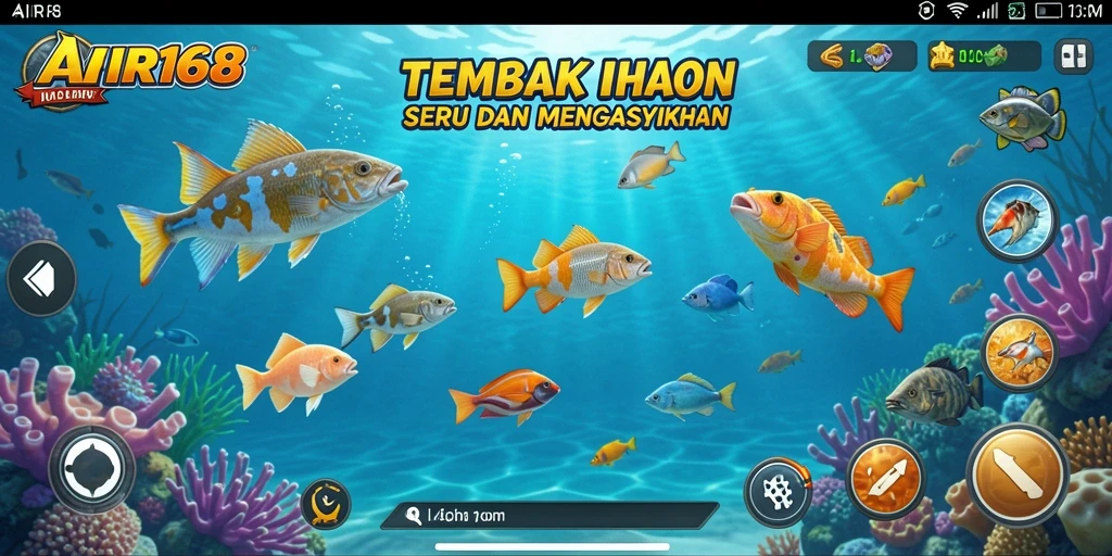 Tampilan gameplay AIR168 yang penuh warna dan dinamis.