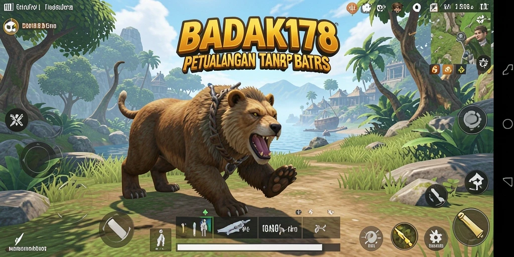 Tangkapan layar gameplay BADAK178 menampilkan petualangan seru di dunia terbuka.