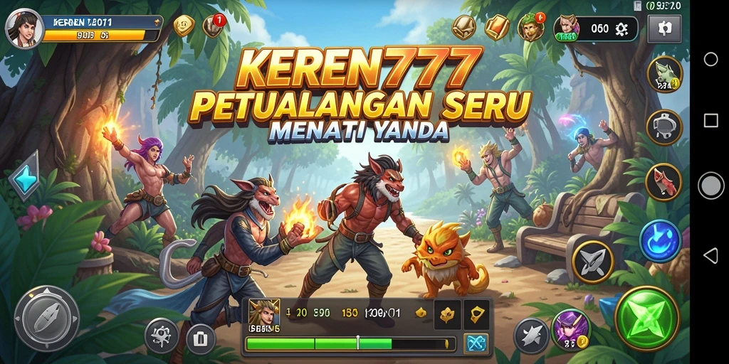 Tangkapan layar utama menampilkan aksi permainan petualangan yang mendebarkan.