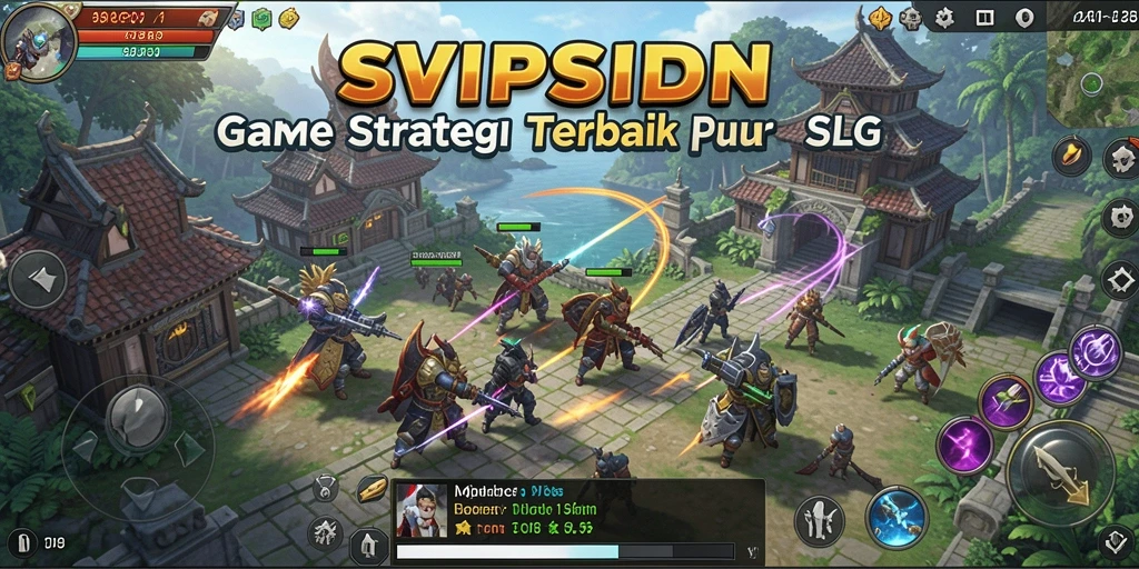 Screenshot gameplay SVIPSIDN menunjukkan aksi pertempuran yang mendebarkan.