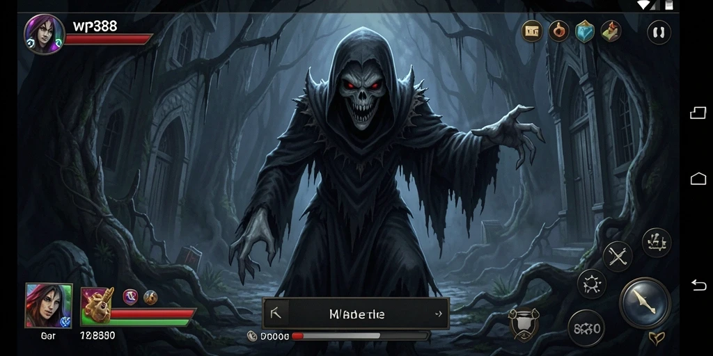 Menampilkan gameplay seram di dalam dunia hantu.